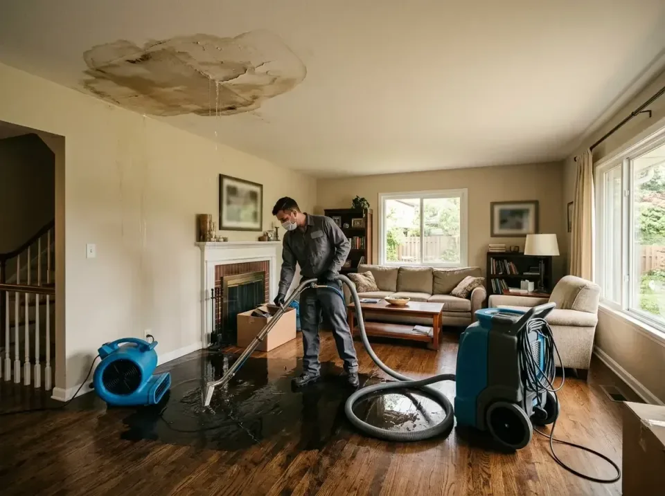 attic-pipe-burst-ceiling-drip-008 — frequently asked questions, Water Damage Restoration & Carpet Care in Lisbon, OH